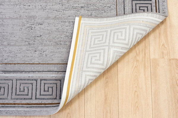 Minye Modern Grau Teppich - Römisches Motiv Minye Modern Grau Teppich - Römisches Motiv