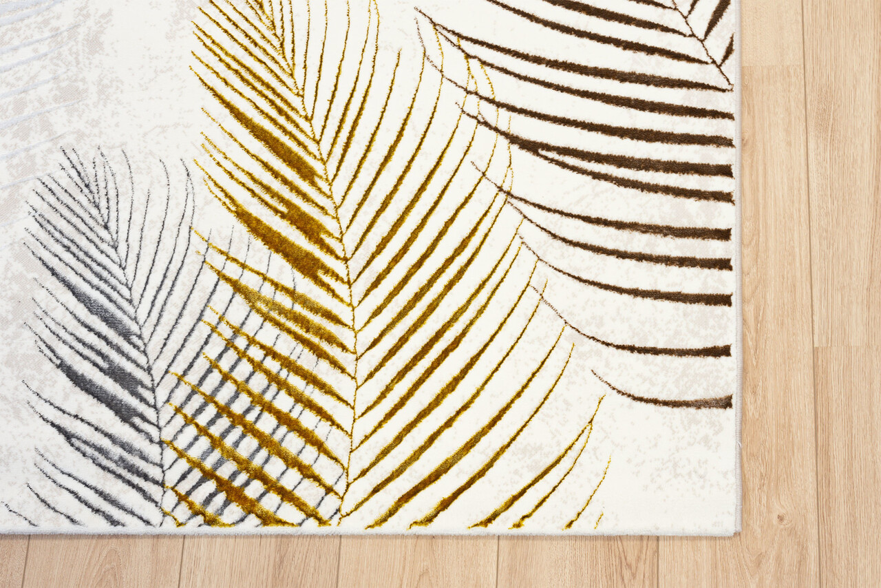 Minye Modern Creme Gold Teppich - Designer Minye Modern Creme Gold Teppich - Designer