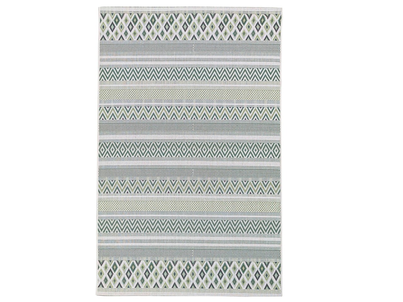 Sunset Grün Teppich In & Outdoor - Grafik