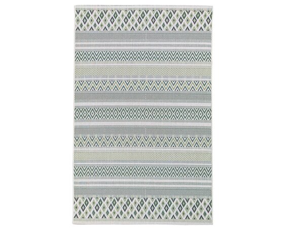 Sunset Grün Teppich In & Outdoor - Grafik