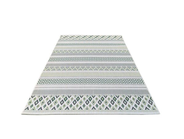 Sunset Grün Teppich In & Outdoor - Grafik