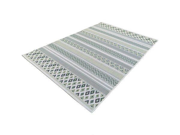 Sunset Grün Teppich In & Outdoor - Grafik