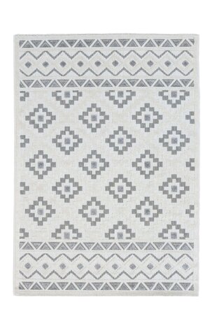 Algarve Teppich für In & Outdoor Creme/Grau - Skandinavisches Design Algarve Teppich für In & Outdoor Creme/Grau - Skandinavisches Design