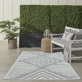 Belize In & Outdoor Grau - Kariert Belize In & Outdoor Grau - Kariert