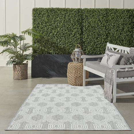 Belize Grau Teppich für In & Outdoor Belize Grau Teppich für In & Outdoor