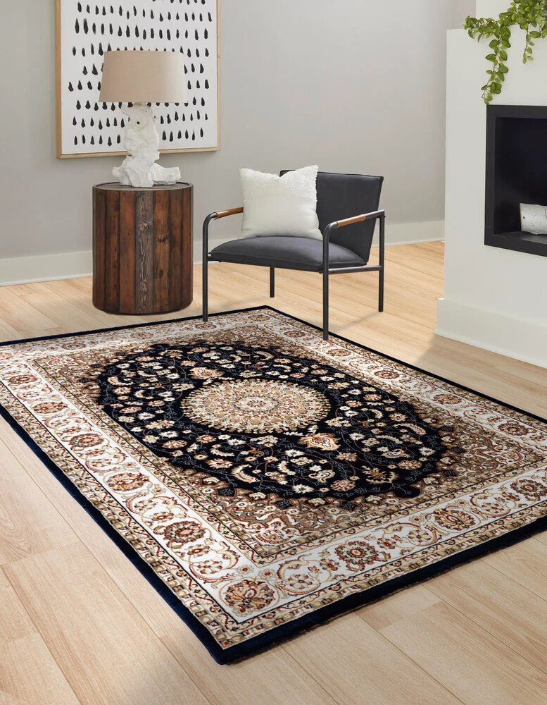 Alcon Classic Dunkelblau Teppich - Oriental Alcon Classic Dunkelblau Teppich - Oriental