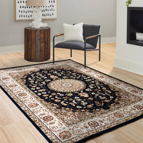 Alcon Classic Dunkelblau Teppich - Oriental Alcon Classic Dunkelblau Teppich - Oriental