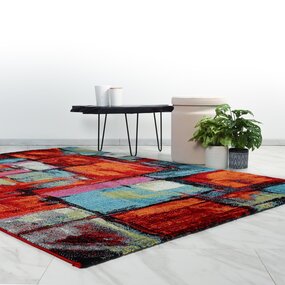 Vistoso Bunt Multi-Teppich - Blöcke