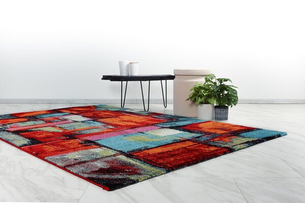 Vistoso Bunt Multi-Teppich - Blöcke