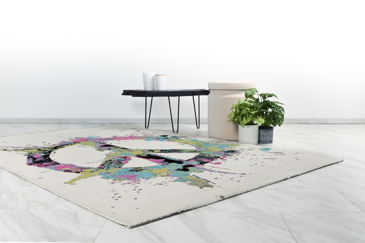 Vistoso Bunte Creme Friedensteppich - Vistoso Bunte Creme Friedensteppich -