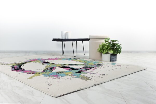 Vistoso Bunte Creme Friedensteppich - Vistoso Bunte Creme Friedensteppich -