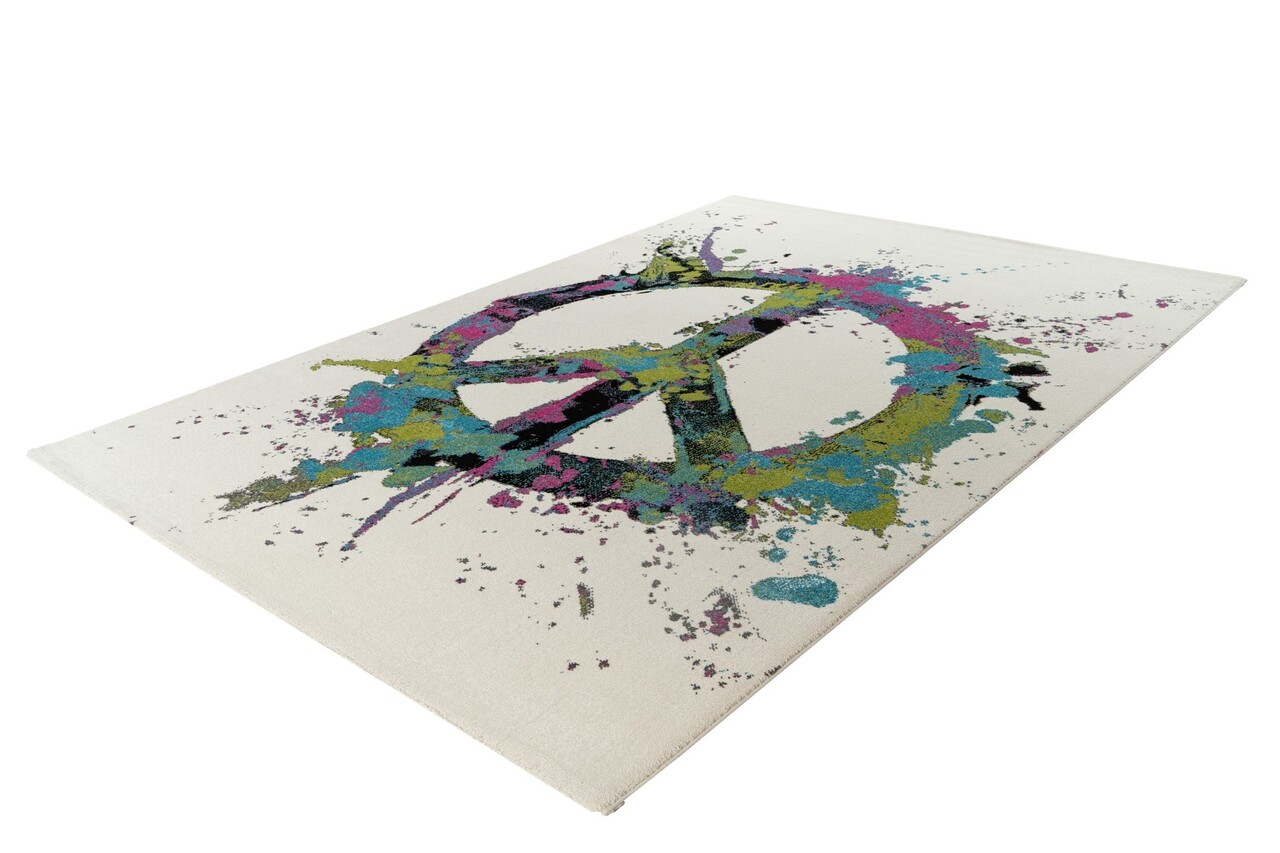 Vistoso Bunte Creme Friedensteppich - Vistoso Bunte Creme Friedensteppich -