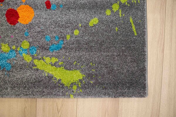 Vistoso Bunt Grau Peace Teppich - Vistoso Bunt Grau Peace Teppich -