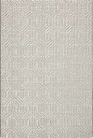 Minye Modern Creme Teppich - Designer