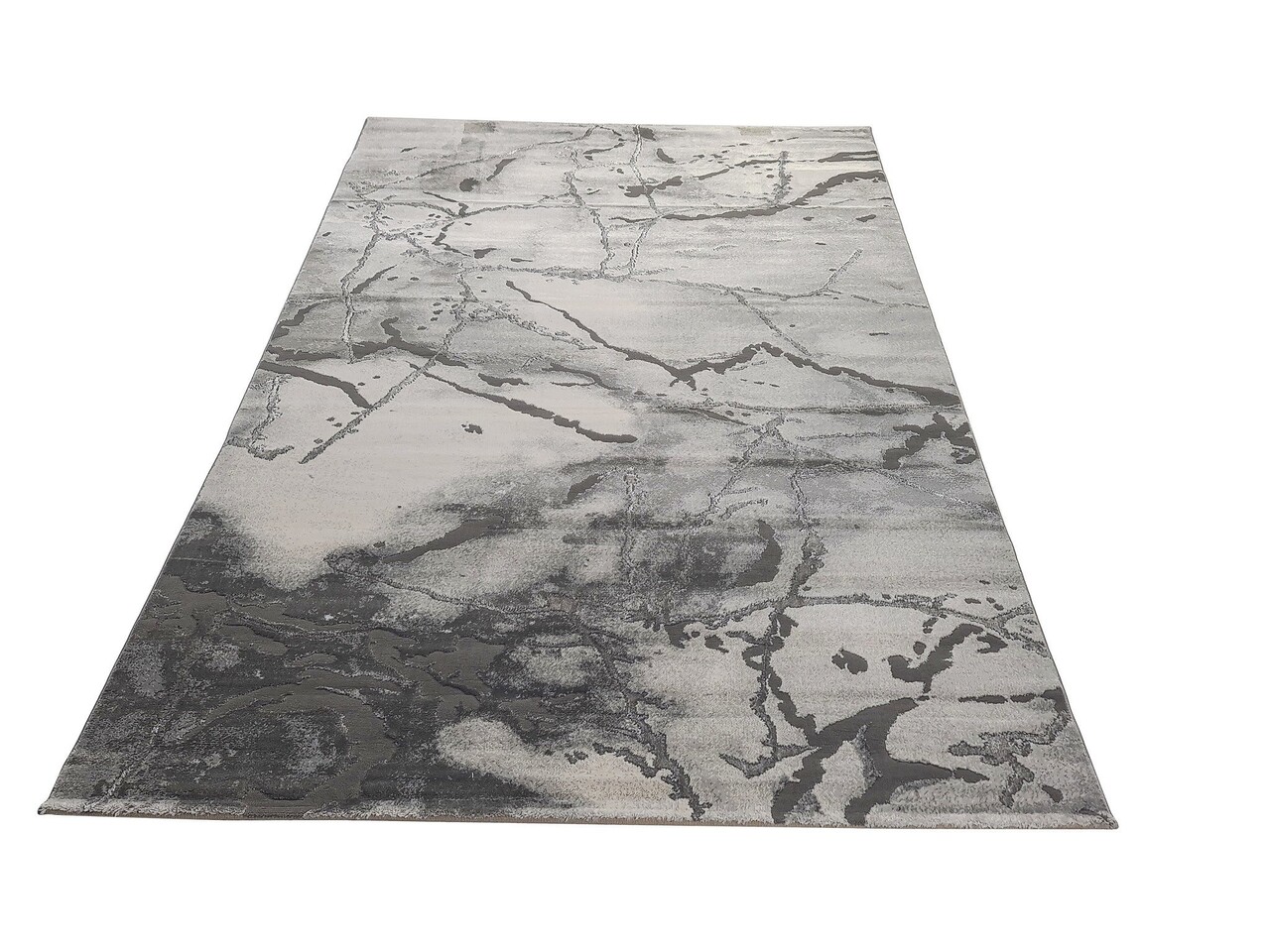 Teppich Alba Modern Grau - Marmor Design