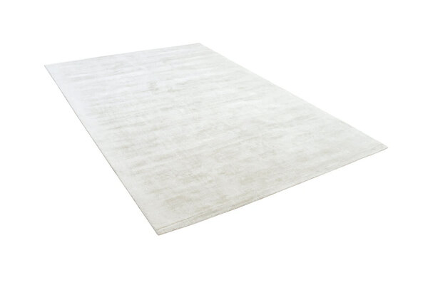 Lumbini Einfarbig Viskose Creme Teppich - Handgewebt Lumbini Einfarbig Viskose Creme Teppich - Handgewebt