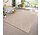 Outdoor Beige Teppich - Kariert