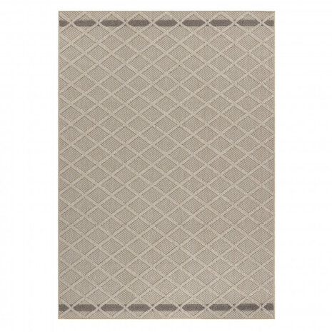 Outdoor Beige Teppich - Kariert Outdoor Beige Teppich - Kariert