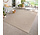 Outdoor Beige Teppich - Kariert