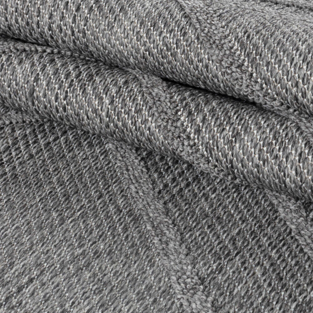 Tenedo Teppich für In & Outdoor Grau - Kariert Tenedo Teppich für In & Outdoor Grau - Kariert
