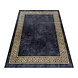 Amira Römisches Motiv Schwarz / Gold Teppich - Waschbar Amira Römisches Motiv Schwarz / Gold Teppich - Waschbar