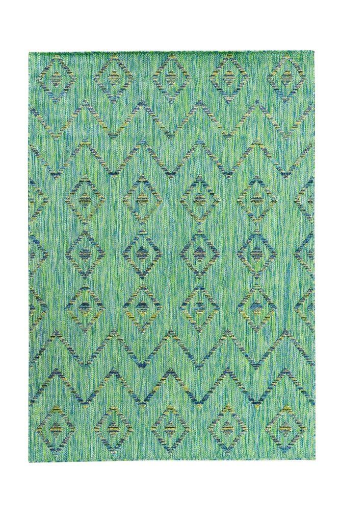 Lilah Grün Teppich In & Outdoor - Kariert Lilah Grün Teppich In & Outdoor - Kariert
