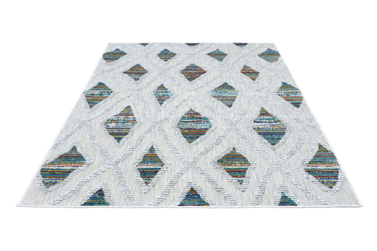 Lilah Multi-Teppich In & Outdoor - Kariert