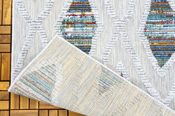 Lilah Multi-Teppich In & Outdoor - Kariert