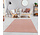 Liam Solid Rosa Teppich