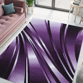 Jaden Modern Lila Teppich - Kurzflor Jaden Modern Lila Teppich - Kurzflor