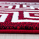 Jaden Modern Rot/Weiß Teppich - Kurzflor Jaden Modern Rot/Weiß Teppich - Kurzflor