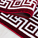 Jaden Modern Rot/Weiß Teppich - Kurzflor Jaden Modern Rot/Weiß Teppich - Kurzflor