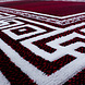 Jaden Modern Rot/Weiß Teppich - Kurzflor Jaden Modern Rot/Weiß Teppich - Kurzflor