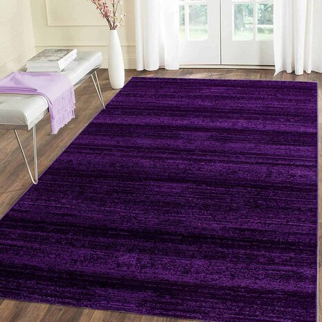 Teppich Modern - Marlon Streifen Lila Teppich Modern - Marlon Streifen Lila