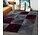 Teppich Modern - Marlon Kariert Grau/Rot