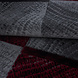 Teppich Modern - Marlon Kariert Grau/Rot Teppich Modern - Marlon Kariert Grau/Rot