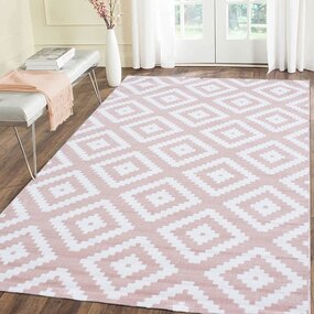 Boho Teppich - Marlon Rosa Boho Teppich - Marlon Rosa
