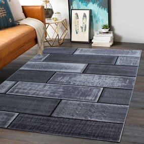 Teppich Modern - Marlon Brick Grau Teppich Modern - Marlon Brick Grau