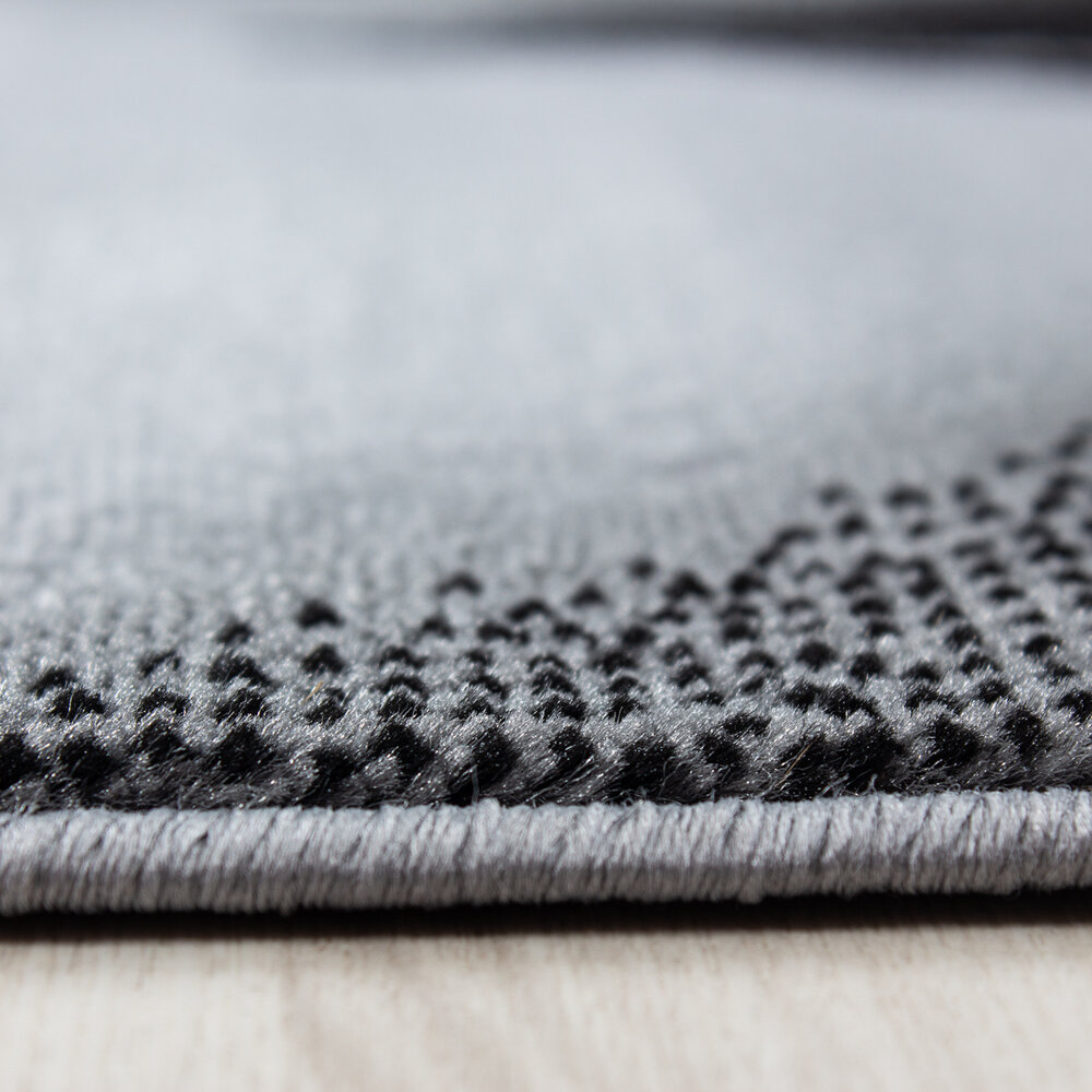 Teppich Modern - Marlon Sphere Schwarz/Grau