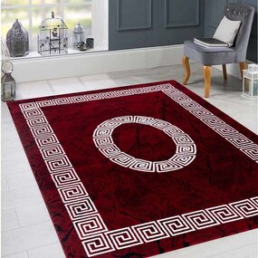 Teppich Modern - Marlon Marble Rot Teppich Modern - Marlon Marble Rot