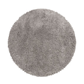 Luna Hochflorteppich Beige - Rund Luna Hochflorteppich Beige - Rund