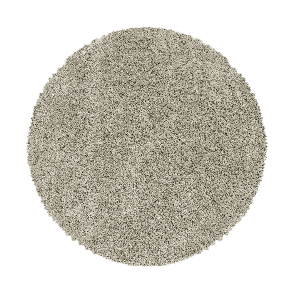 Azure Hochflor-Teppich Solid Nature - Rund Azure Hochflor-Teppich Solid Nature - Rund