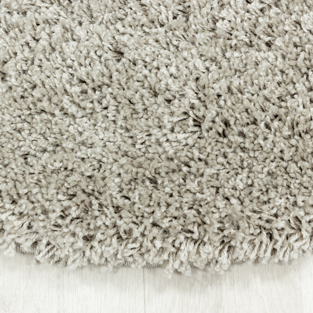 Azure Hochflor-Teppich Solid Nature - Rund Azure Hochflor-Teppich Solid Nature - Rund
