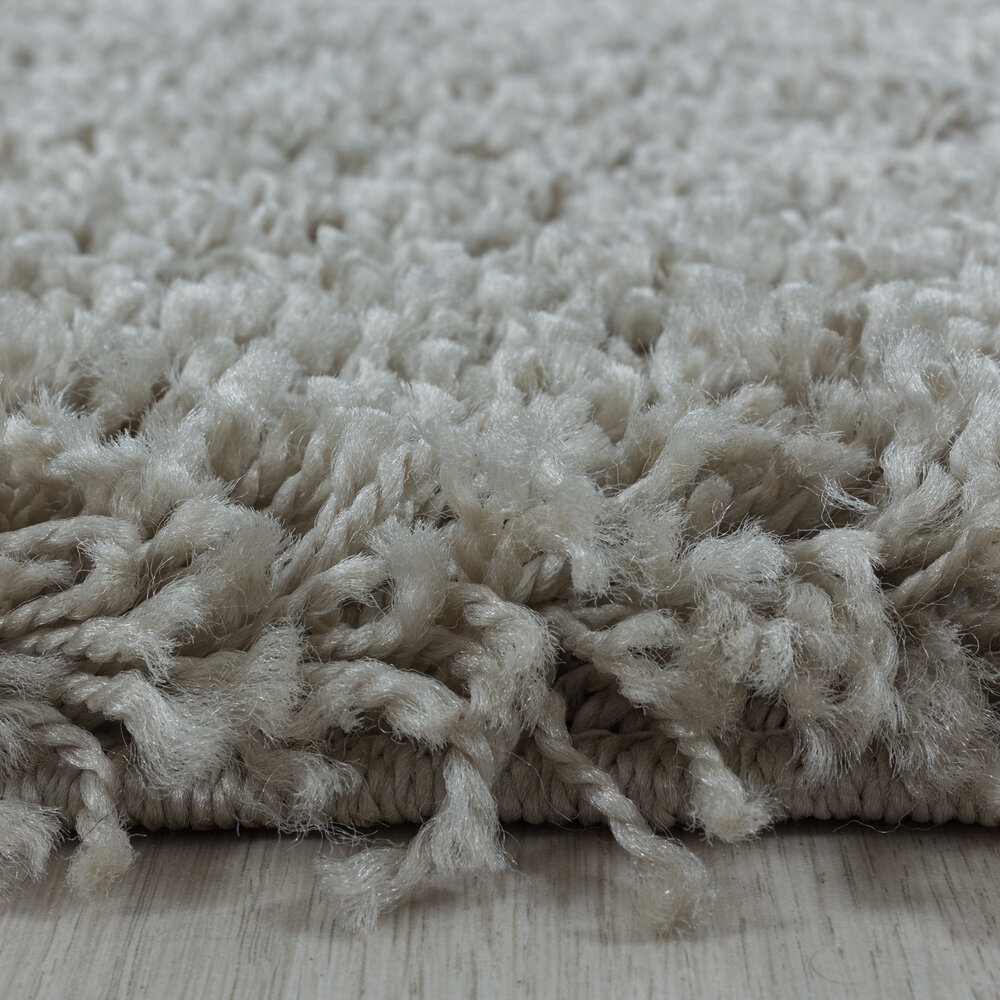 Azure Hochflor-Teppich Solid Nature - Rund Azure Hochflor-Teppich Solid Nature - Rund