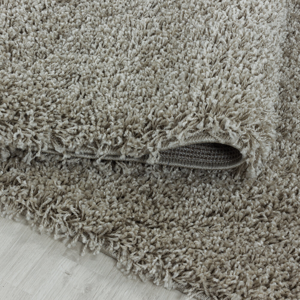 Azure Hochflor-Teppich Solid Nature - Rund Azure Hochflor-Teppich Solid Nature - Rund