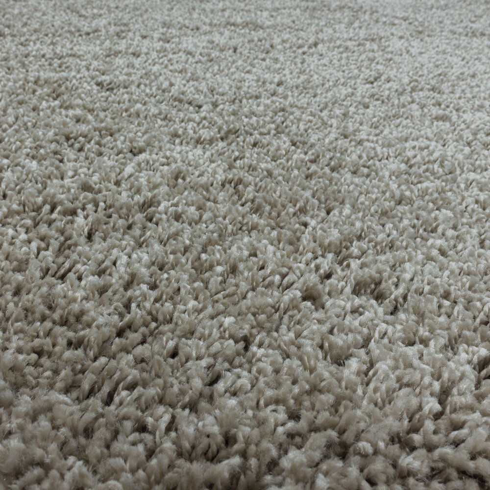 Azure Hochflor-Teppich Solid Nature - Rund Azure Hochflor-Teppich Solid Nature - Rund