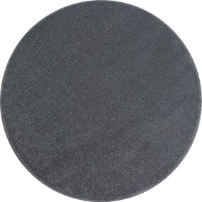 Liam Solid HellGrau Teppich - Rund Liam Solid HellGrau Teppich - Rund
