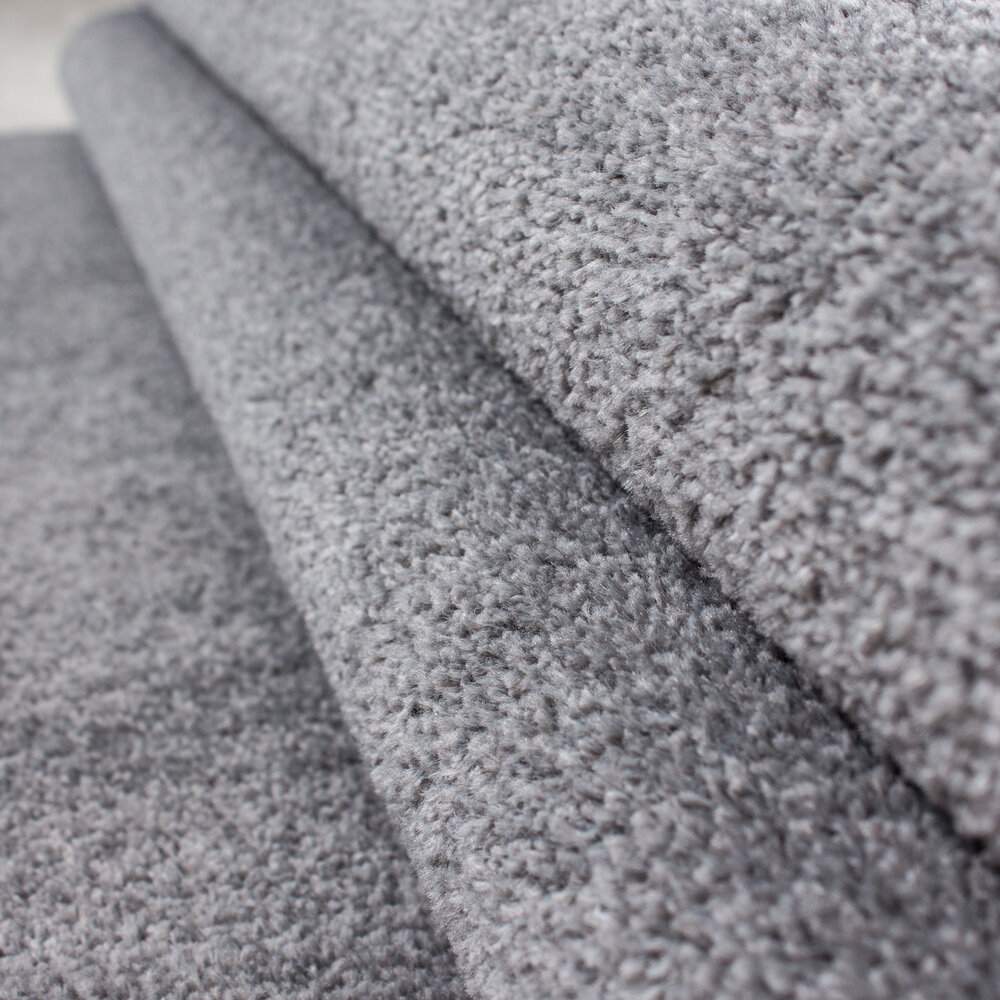 Liam Solid HellGrau Teppich - Rund Liam Solid HellGrau Teppich - Rund