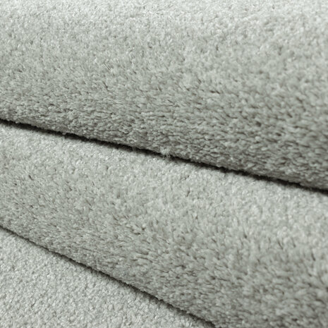 Liam Solide Creme Teppich - Rund