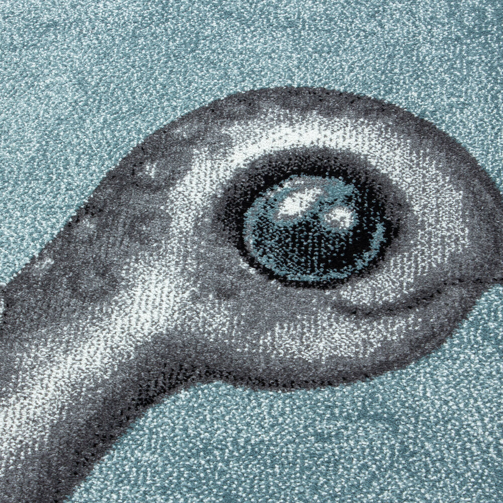 Kinderzimmer Rund Blauer Teppich - Schildkröte Kinderzimmer Rund Blauer Teppich - Schildkröte